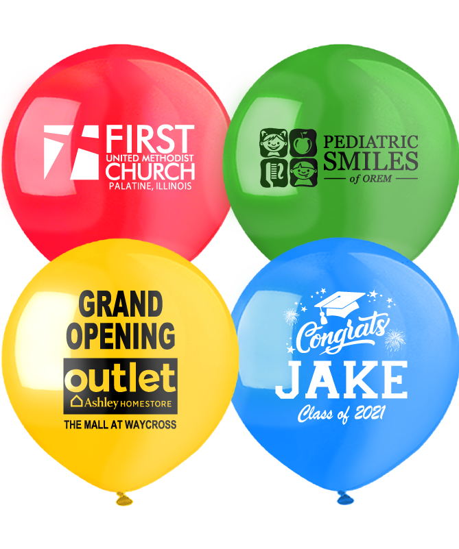 17 inch Jumbo Logo Balloons - Fastballoons.com