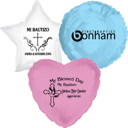 Baptism Mylar Balloons