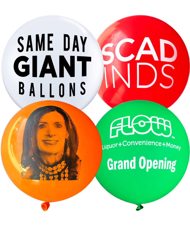 Same Day Custom Giant Balloons