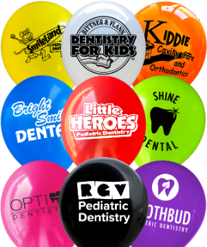 Dental Practice Logo Balloons